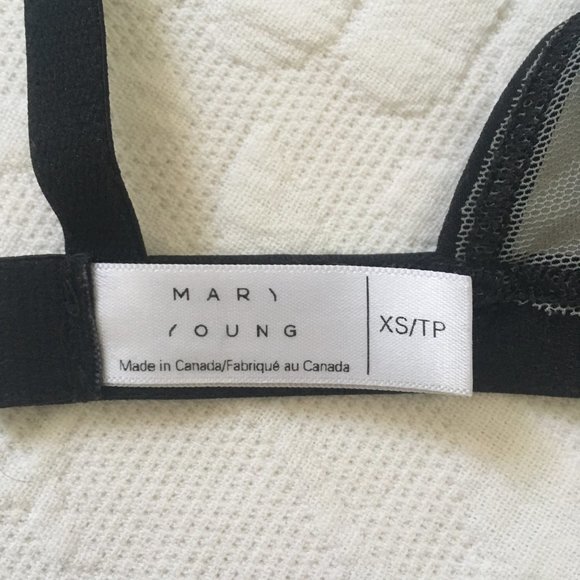 Mary Young Contrast Bra in Teal XS NWOT - Picture 3 of 4